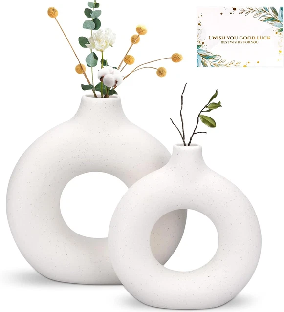 VASO PORTAFIORI CERAMICA DECORATA A LUSTRO CAVALLI RAMPANTI VINTAGE. BB69