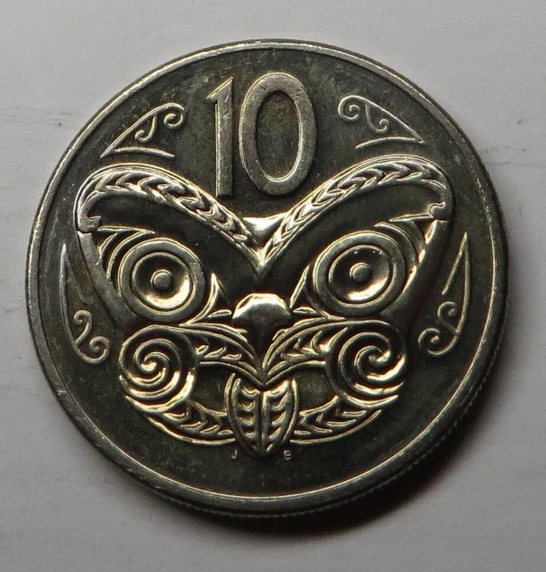 New Zealand 10 Cents 1982(o) Copper-Nickel KM#41.1 UNC