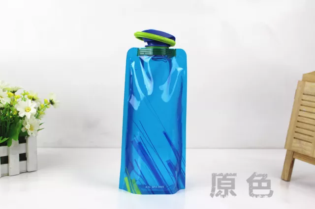 Vapur Style Anti-bottle: Flexible 700ml Bottle with Hook for Hiking Sports Vapur Style Anti-bottle: Flexible 700ml Bottle with Hook for Hiking Sports