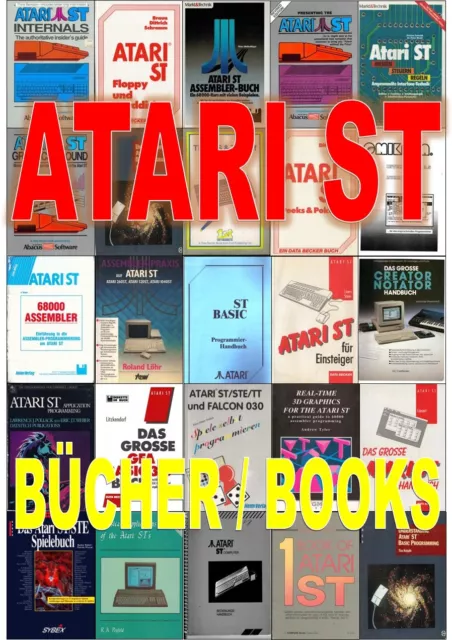 Atari St -- Bücher -  # Verschiedene Titel Zur Auswahl # 🔔 Update: 1. 10. 2023