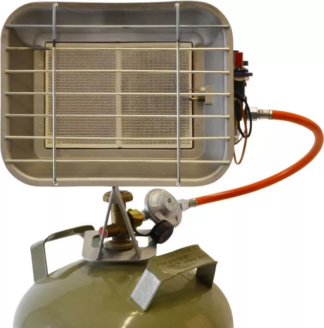 Güde Gasheizstrahler Heizgerät GHS 4200 Piezo Zeltheizung Bauheizer 4,4 kW