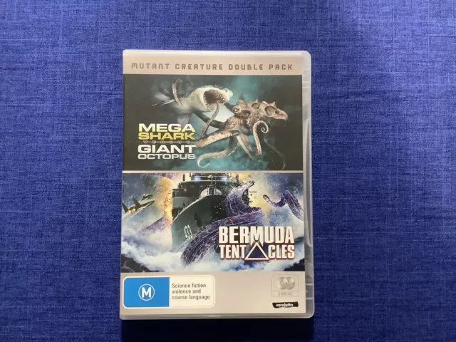 Mega Shark Vs Giant Octopus / Bermuda Tentacles | Double Pack Like New