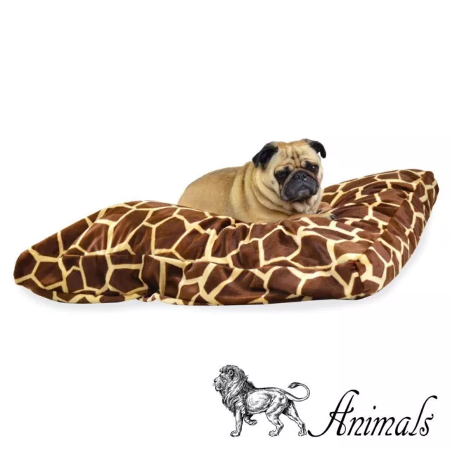 ANIMALS HERBIVORE – PET CUSHION. Dog Beds Cat Bed Fury Print Washable Pillow HQ