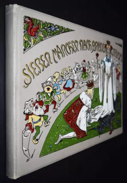 Grimm. Sieben Märchen. Scholz 1905 JUGENDSTIL-PRACHTAUSGABE 2