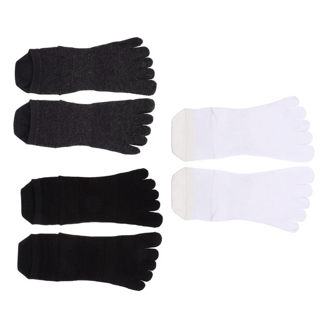 3 Pairs Anti cotton crew sockss Chaussettes À 5 Doigts Chaussettes 5 Orteils Cha