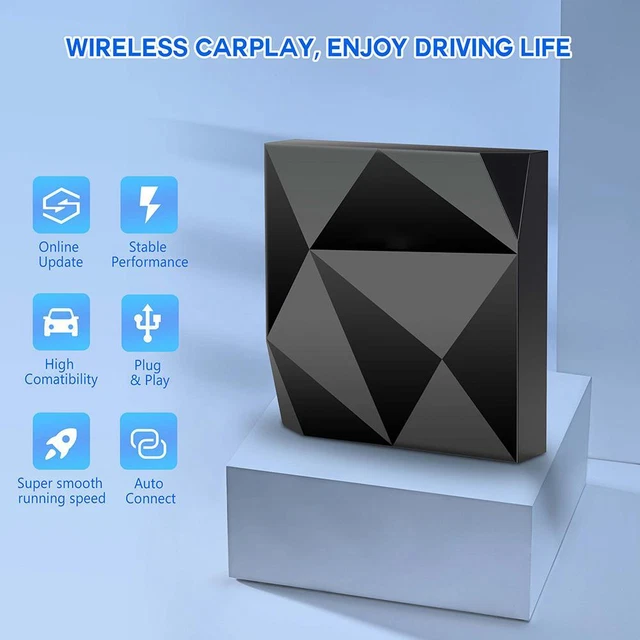 Wireless Free Wire Car Play Adapter Dongle For Apple CavigationPlayer-UK S6H2