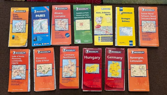 Michelin Road Maps Very Good Condition MUTLI BUY UPTO 30% OFF