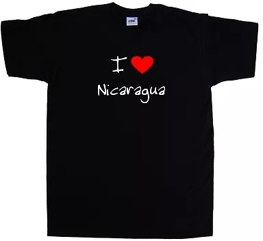 I Love Heart Nicaragua T-Shirt