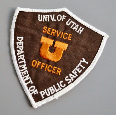 UTAH DEPT OF Public Safety Division Of Investigation Shoulder Patch