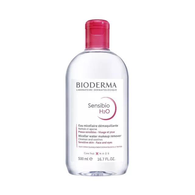 BIODERMA Sensibio H2O Micellaire Eau Pour Maquillage Solvant & Peau 500ml