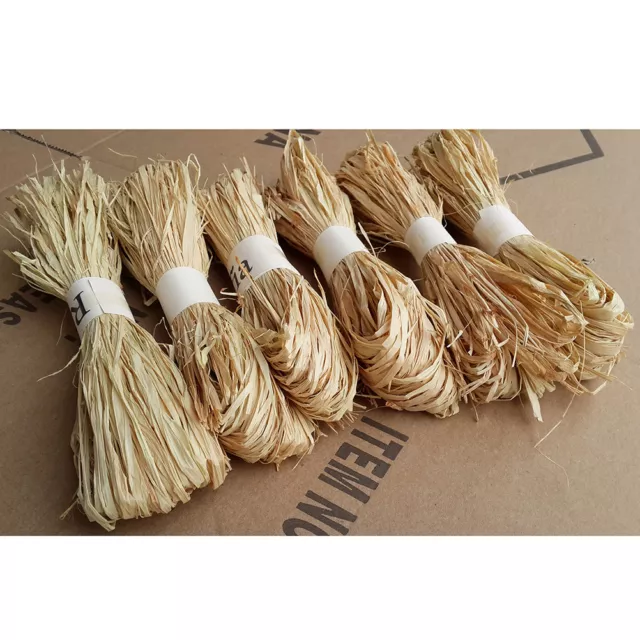 1 pc/set raffia natural reed tying craft ribbon paper twine 30g H;c;