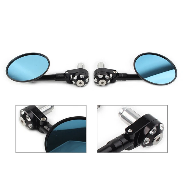 Specchietti laterali posteriori universali moto 7/8"22 mm/25 mm estremità maniglia retrovisore