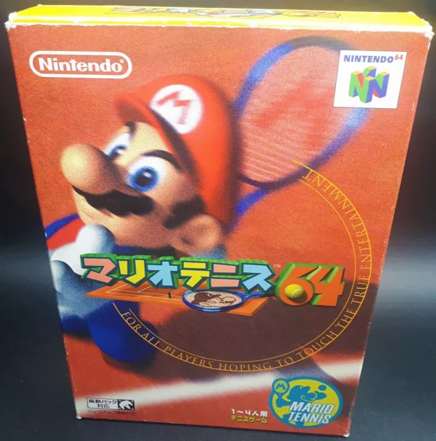 Mario tennis 64 Complete Box CIB Nintendo N64 Japanese