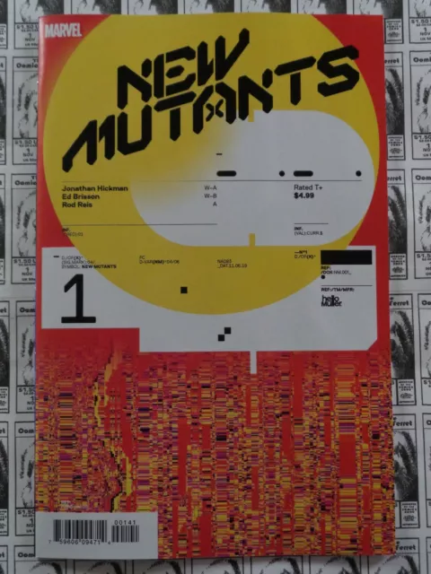 New Mutants (2019) Marvel - #1, 1:10 Tom Muller Variant, Hickman/Reis, NM