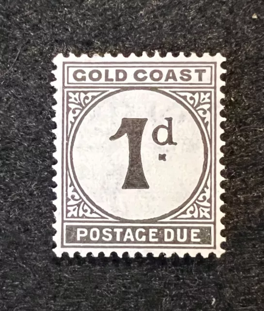 KGV Gold Coast SG D2 to D4 (1923) 3 x Postage Due, 1d, 2d & 3d Black, MM