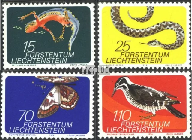 Liechtenstein 609-612 (complete.issue) unmounted mint / never hinged 1974 Small