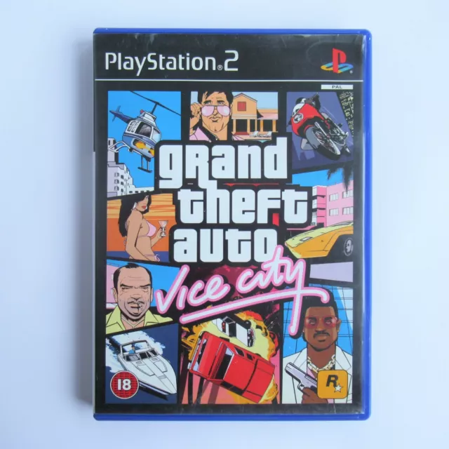 Grand Theft Auto Vice City PS2 Game (GTA PlayStation PAL)