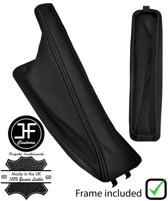 Soufflet De Frein à Main Pour BMW E36 Série 3 (1991-1999) - Cuir Noir Avec Coutures M, Cadre Inclus