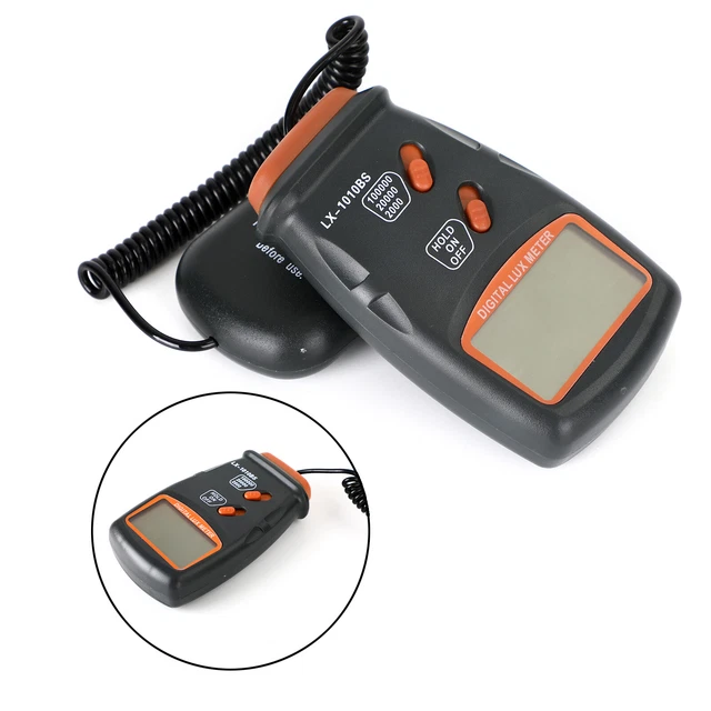 Precisione 0-100 000 Lux Misuratore di luce per crescita idroponica digitale fotometro Luxmete F2