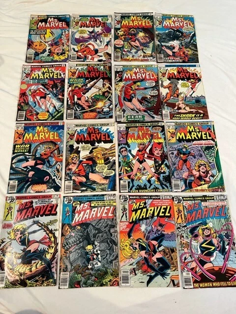 Ms. Marvel Comic Book Lot Run 16) #8 9 10 11 12 13 14 15 16 17 18 19 20 21 22 23