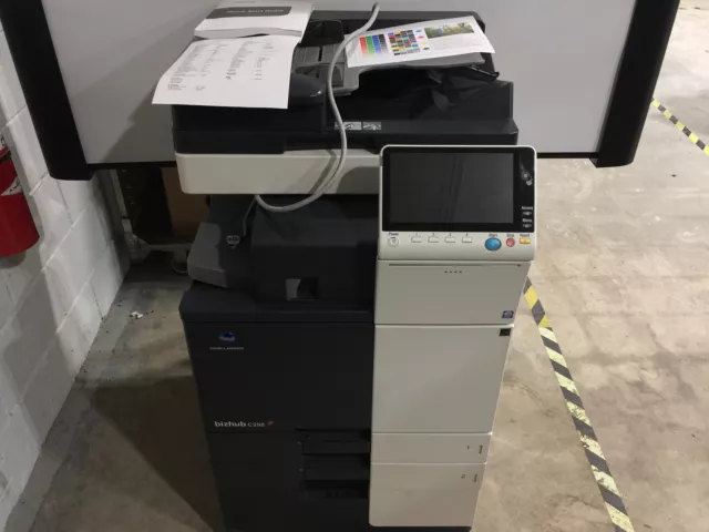 Konica Minolta Bizhub C258 Color Copier, Network Printer, Scanner, & Fax Machine