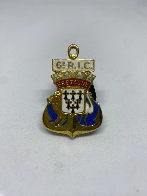 Insigne du 1er régiment d'infanterie coloniale (1er RIC) - Insignes