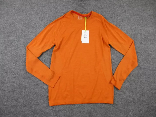 Craft Shirt Adult M Orange Long Sleeve Pullover Baselayer Running Active Men NWT