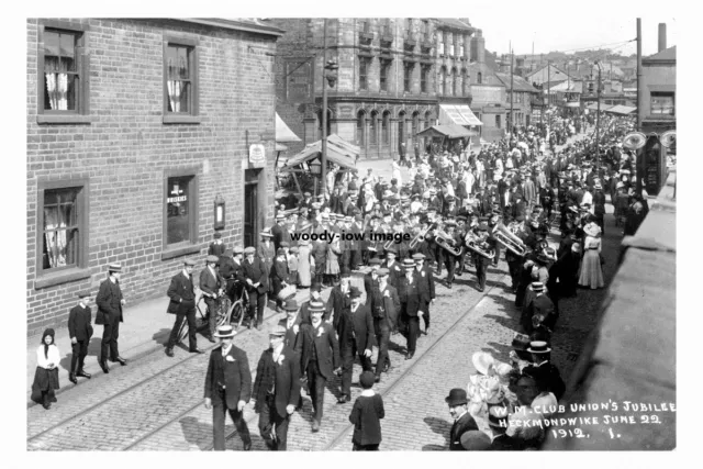 pt5809 - Heckmondwike , W M Club Unions Jubilee , Yorkshire - Print 6x4