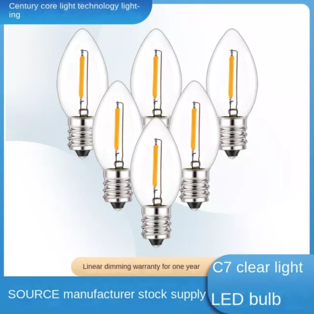 0.5W 1W Crystal Light Bulb E12 E14 Light Bulb Hot LED Bulb  6000K White Light