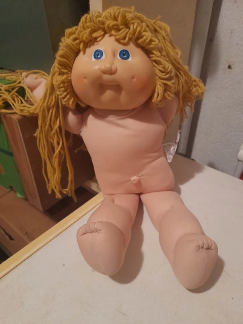 Poupée Cabbage Patch Kids Garçon – 1985, Signée Xavier Roberts, Coleco, Vintage