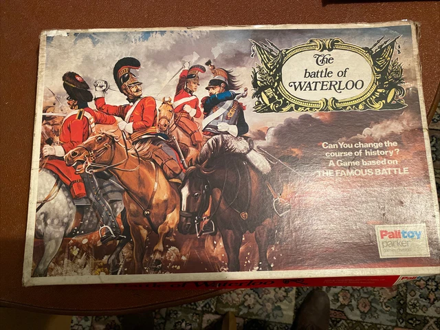 Waterloo Game THE BATTLE OF Waterloo Very Rare Vintage Board Game By Palitoy Ltd 1975 ...