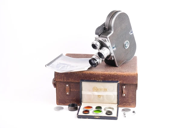 Paillard Bolex H16 16mm + objectifs SOM Berthiot + accessoires – superbe lot collection - Photo, audio & vidéo