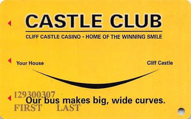 Cliff Castle Casino - Campe Verde, AZ - Special Issue Bus Group Slot Card