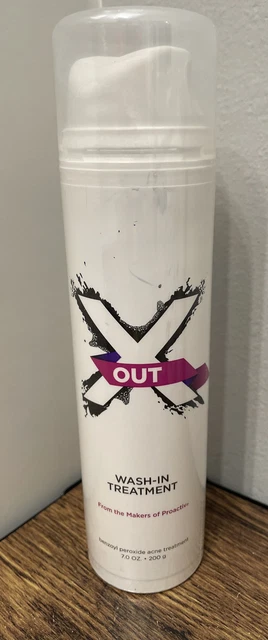 New Sealed X OUT XOUT Wash In Treatment 7 oz SEALED Large BOTTLE Acne Cleanser