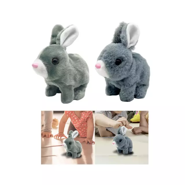 Acheter Jouet lapin dansant électronique, avec lumière, apparence Adorable,  poupée de dessin animé, alimenté par batterie, éducation précoce