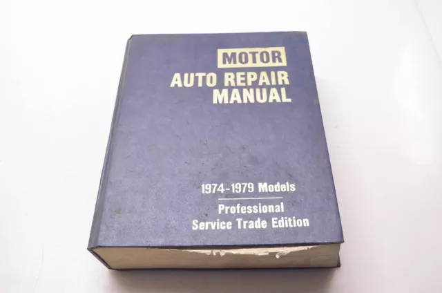 Motor 0-87851-593-3 Auto Repair Manual 1974-1979 Models