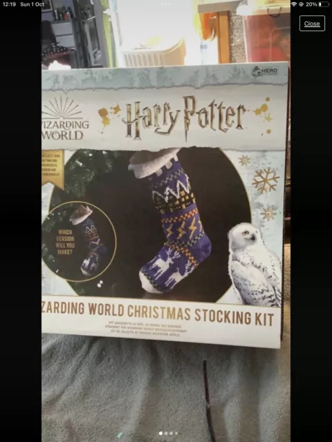 Harry Potter Weihnachtsstrumpf Strickset