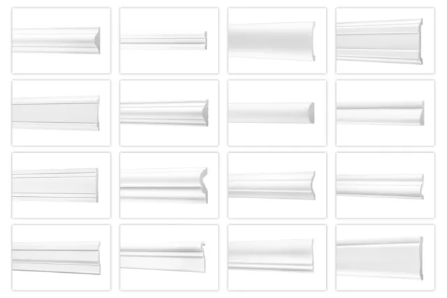 Paquetes de ahorro Cosca CM listones de estuco listones de friso perfiles decorativos perfil plano espuma de poliestireno Paquetes de ahorro Cosca CM listones de estuco listones de friso perfiles decorativos perfil plano espuma de poliestireno
