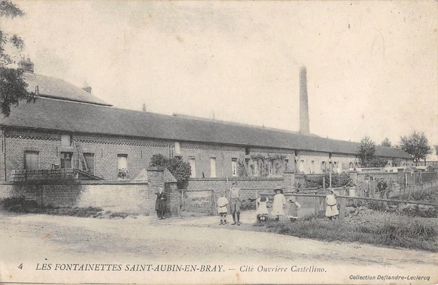 Cpa 60 Les Fontainettes Saint Aubin En Bray / Cite Ouvriere Castellino