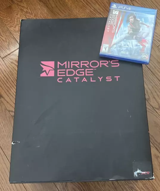 Mirrors Edge Catalyst Collectors Statue Limited SteelBook Edition for PS4 NEW