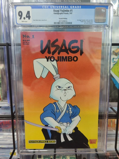 Usagi Yojimbo #1 (1987) - Cgc Grade 9.4 - 1St Issue - 2Nd Print - Stan Sakai!