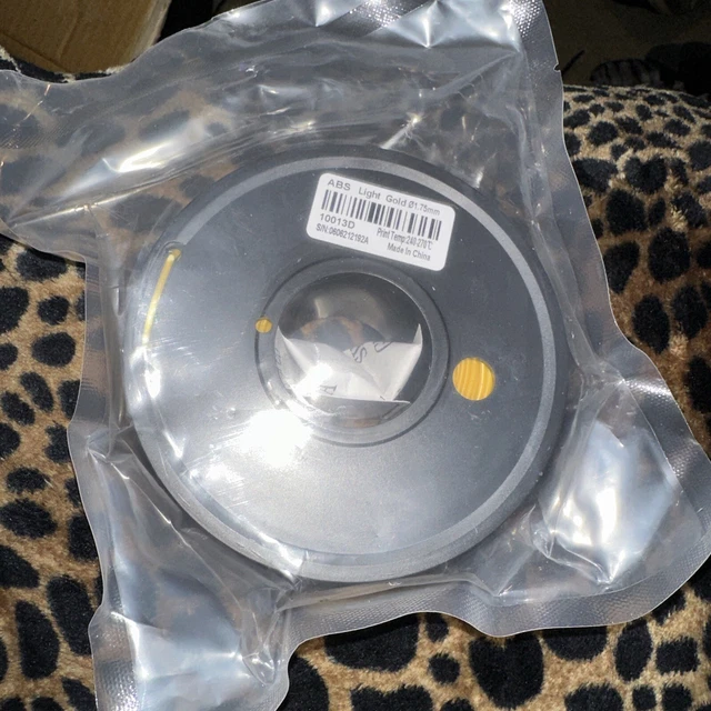 ABS Light Gold 1.75mm Silk PLA 3D Printer Filament