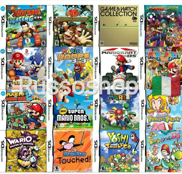 300 Giochi Ds Per Bambini Nintendo New 2Ds Xl- 3Ds Xl- 3Ds - 2Ds - Nds - Ndsi🔝