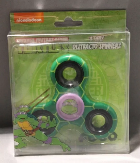 1 FOCO Teenage Mutant Ninja Turtles Donatello 3 Way Diztracto Spinnerz Spinner