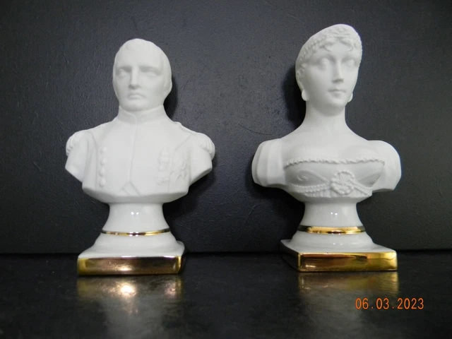 Grand Plat Ancien Napoléon Et Joséphine - Porcelaine, Service Fromage/dessert