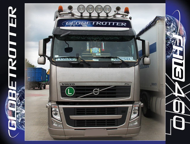 Decals Volvo FH Globetrotter roof sign black 100609 | Truck Models – Your Truck