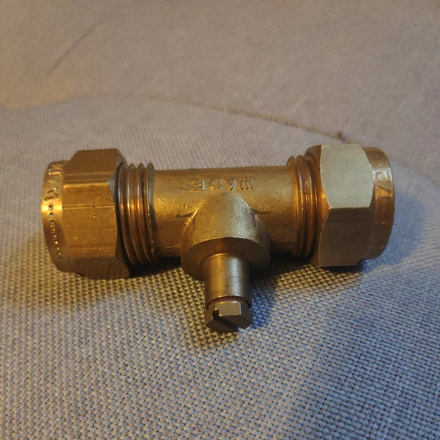 WADE GAS TEST Point Compression Fitting Union. 1/2" x 1/2" EUR 18,34