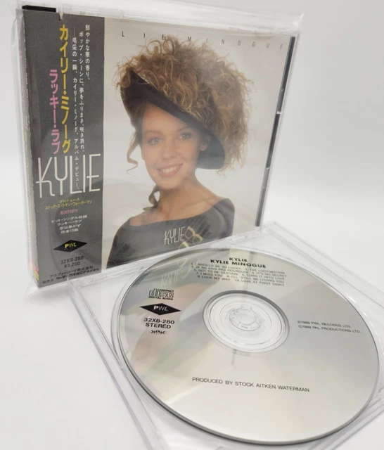 KYLIE MINOGUE KYLIE Japan 1st Press Rare Vintage CD 32XB 280
