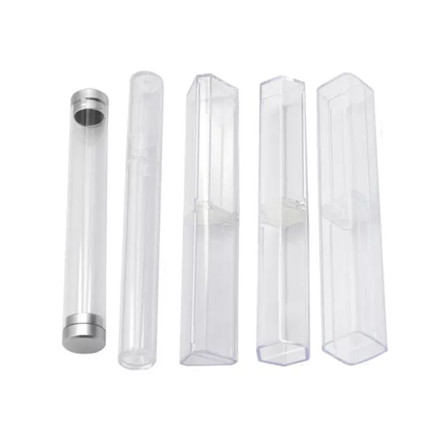 Étui de rangement pour stylo acrylique transparent pour fournitures de microlam