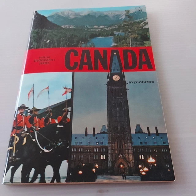1966, Canada In Pictures, Visual Geography Series, Paperback Booklet